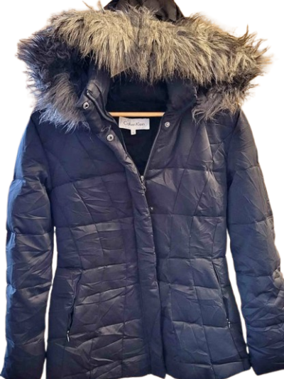 Women's Calvin Klein Warm Down Filled Winter Coat — Size Small
