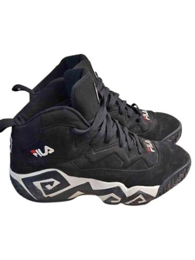 Men's Fila MB 'Black White' Basketball Shoes — Size 12