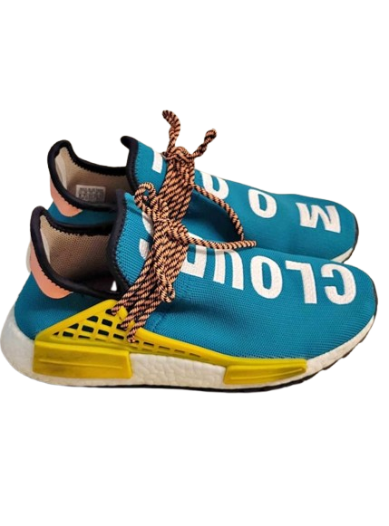 Adidas Pharrell x NMD Human Race Trail 'Sun Glow' Shoes — Size 8