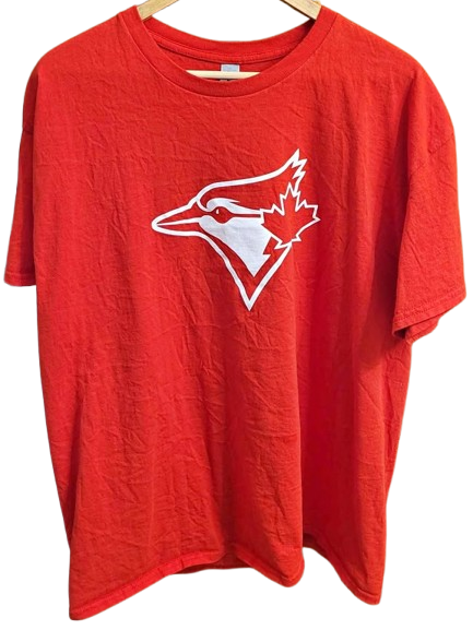 Men's Blue Jays T-Shirt — Size Large/XL (Red)