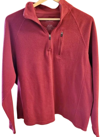 Men's L.L. BEAN Fleece Sweater — Size Large