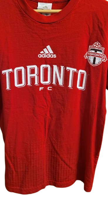Men's Official Adidas Toronto FC Soccer T-Shirt Jersey — Size M - Image 3