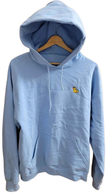 Hotline Apparel Duck with Glasses Hoodie — Size M/L