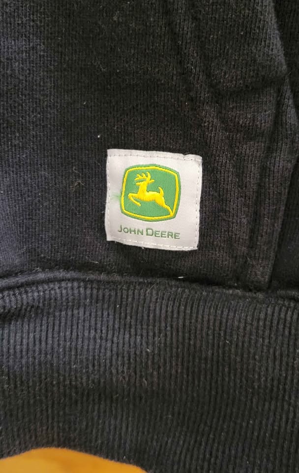 John Deere Men’s Core Pullover Fleece Hoodie — Size Large - Image 4