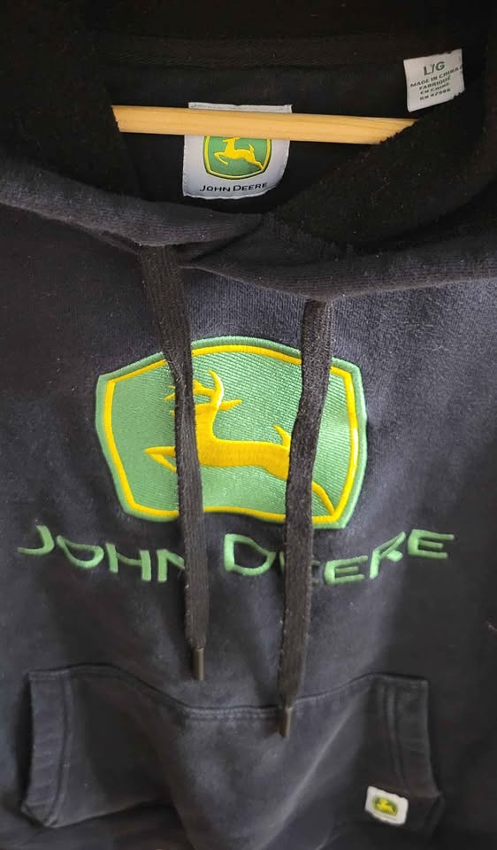 John Deere Men’s Core Pullover Fleece Hoodie — Size Large - Image 5