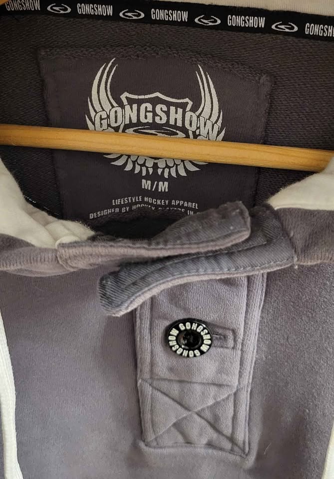 Men's Gong Show Hockey Pullover Hoodie — Size M - Image 4