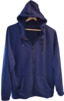 Men's Nike Dri-FIT or Therma-FIT full-zip training hoodie — Size Large