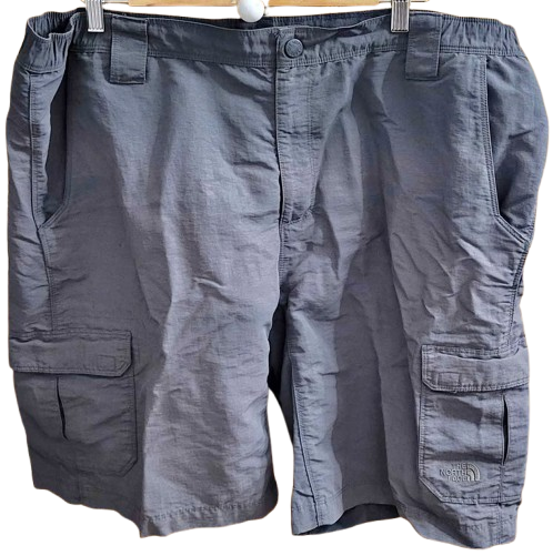 Men's North Face Cargo Shorts — Size XL, Grey