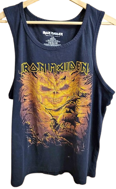 Official Iron Maiden Tank Top "Ghost of the Navigator" — Size Large, Black