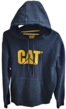 Men's CAT Caterpillar Embroidered Logo Hoodie — Size Large, Black