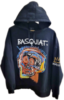 Men's Basquiat x Primark Black Graphic Pullover Hoodie — Size XL