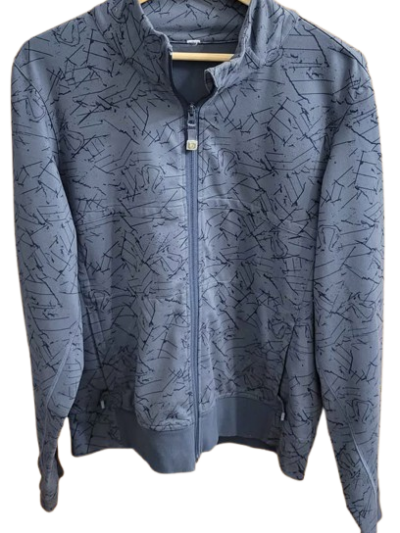 Men's Vintage Lululemon Zip-up Jacket — Size Large, Grey