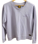 Women's CAT Caterpillar Crewneck Sweater — Size Medium (Lavender)