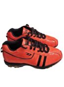 Vintage Diesel Sneakers in Orange Patent Leather — Size 8.5 (Unisex)