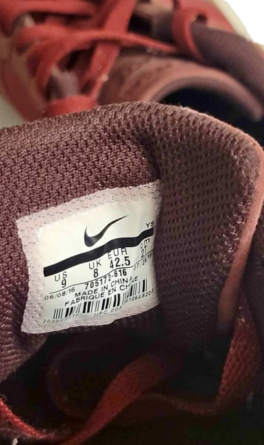 Men's Nike Air Pegasus New Racer Sneakers/Shoes in Suede Mahogany — Size 9 - Image 8