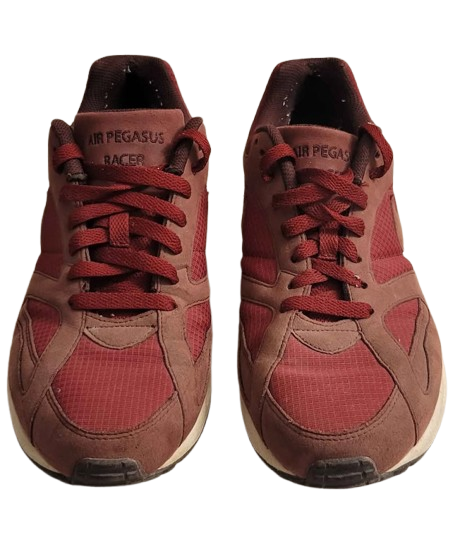 Men's Nike Air Pegasus New Racer Sneakers/Shoes in Suede Mahogany — Size 9 - Image 2