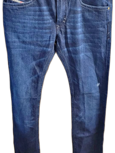 Authentic 🔥 Diesel Thavar-Zip Dark Blue W32/L32 Luxury Regular Fit Vintage Wash Smart Men's Jean's