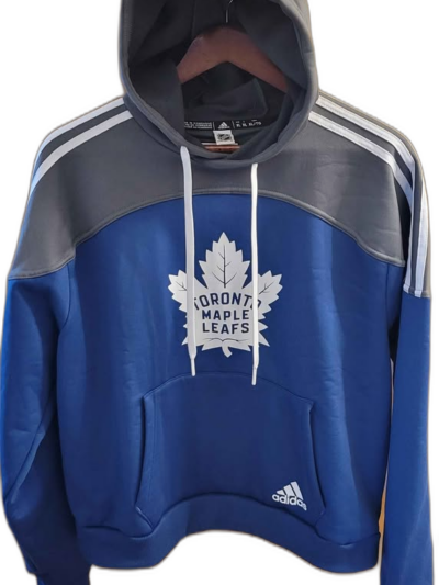 Toronto Maple Leafs Authentic NHL Adidas Hoodie — Size XLarge (Women's) Large (Men's/Youth)