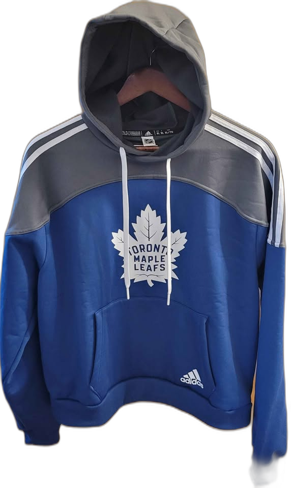 Toronto Maple Leafs Authentic NHL Adidas Hoodie — Size XLarge (Women's) Large (Men's/Youth)