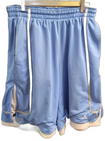 Jordan Authentic Basketball Shorts — Size Large (Blue)