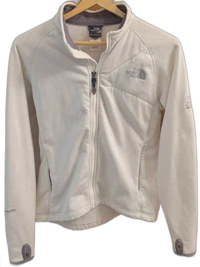 Women's The North Face Flght Series Full Zip Jacket — Size Small / Ivory/Off-White