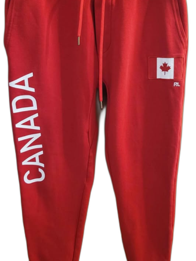 Ralph Lauren Canada Double-Knit Track Pants —Size Small