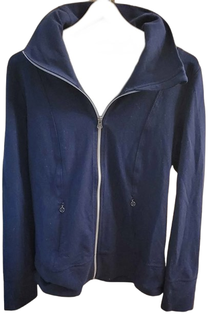Women's Lululemon Daily Yoga Jacket — Size 10 / Inkwell