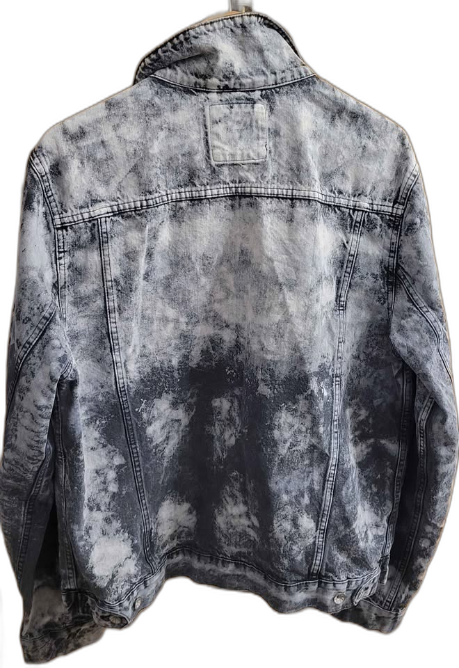 Rare π₯ Men's BDG Grey Acid Wash Denim Jacket β Size Large/XL - Image 3