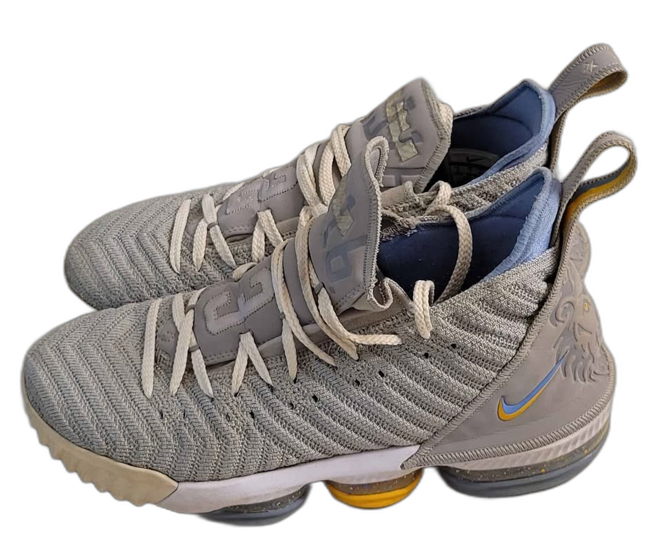 Men's Nike Lebron 16 XVI EP MLPS Minneapolis Lakers Grey — Size 8 - Image 3