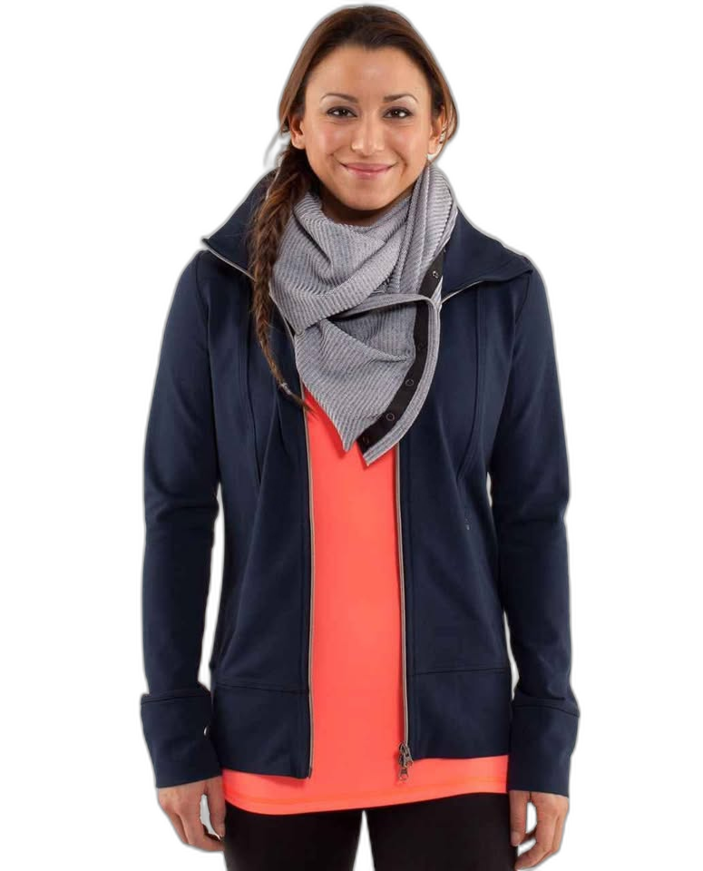 Women's Lululemon Daily Yoga Jacket — Size 10 / Inkwell - Image 2
