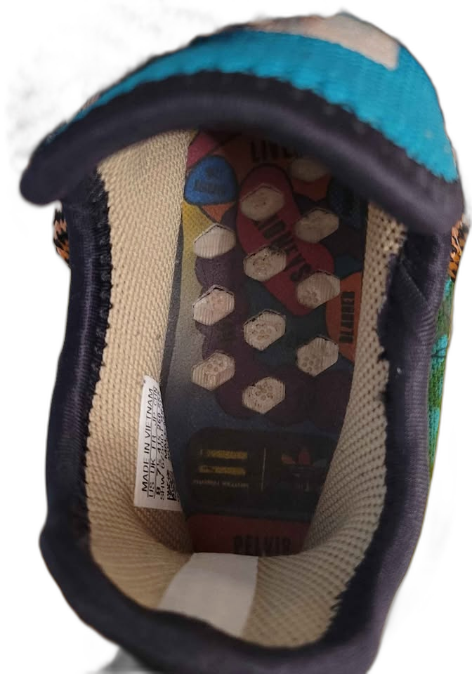 Adidas Pharrell x NMD Human Race Trail 'Sun Glow' Shoes — Size 8 - Image 6