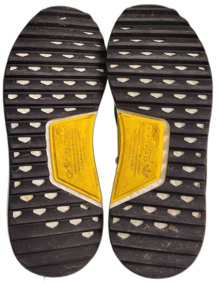 Adidas Pharrell x NMD Human Race Trail 'Sun Glow' Shoes — Size 8 - Image 7