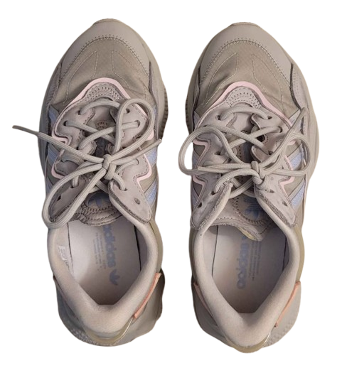 Adidas Women's Ozweego 'Grey Clear Pink' Sneakers/Shoes — Size 6 - Image 6