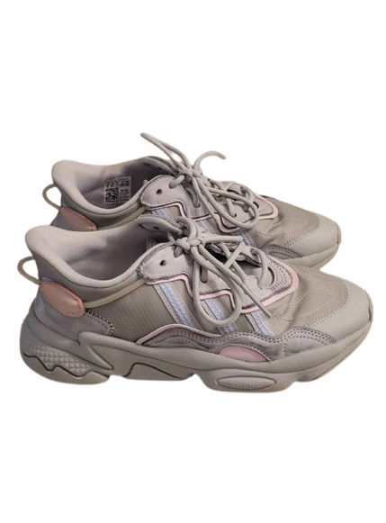 Adidas Women's Ozweego 'Grey Clear Pink' Sneakers/Shoes — Size 6