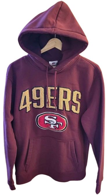 Men's San Francisco 49ers Official NFL Hoodie — Size Large