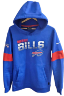 Buffalo Bills NFL Official Nike 'On-Field' Hoodie — Size Large