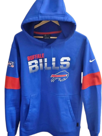 Buffalo Bills NFL Official Nike 'On-Field' Hoodie — Size Large
