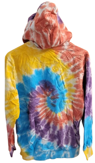 Men's Barney Cools Tie-dye Pullover Hoodie — Size Large - Image 2