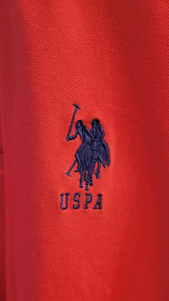 Men's U.S. POLO ASSN Big Pony Shirt — Size XL, Pink - Image 5