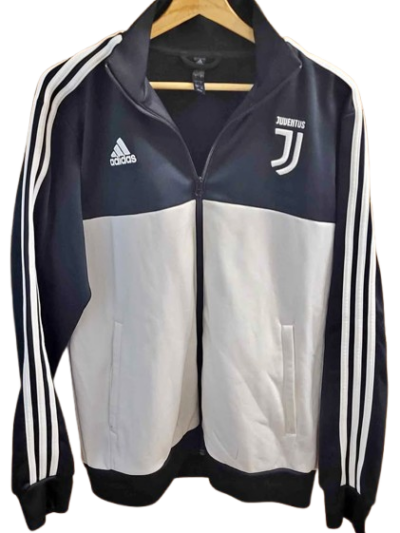 Men's Adidas Juventus 3-Stripes Track Jacket (2019-2020) — Size Large