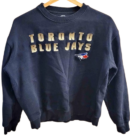Women's Official Toronto Blue Jays Embroidered Crewneck Sweatshirt — Size Small