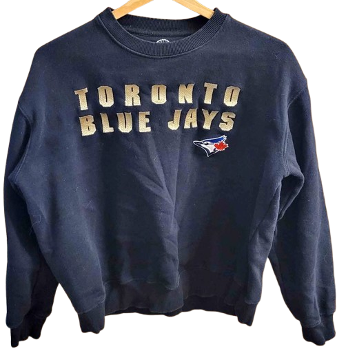 Women's Official Toronto Blue Jays Embroidered Crewneck Sweatshirt — Size Small