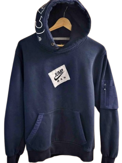 Men's Nike Jordan 'JumpMan' Pullover Hoodie — Size Large/XL, Black