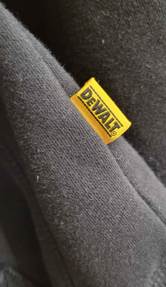 Men's DEWALT Tough Heavy Duty Premium Hoodie — Size XL, Black - Image 6