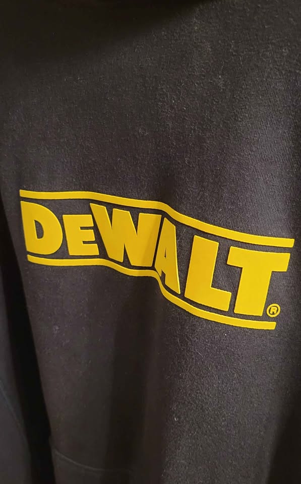 Men's DEWALT Tough Heavy Duty Premium Hoodie — Size XL, Black - Image 7