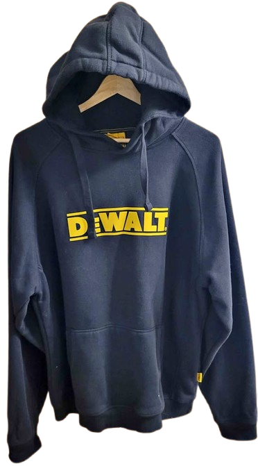 Men's DEWALT Tough Heavy Duty Premium Hoodie — Size XL, Black