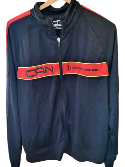 Men's Adidas Team Canada Fifa 2026 Zip-up Track Jacket — Size Large