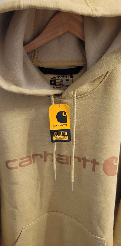 Men's Carhartt Pullover Hoodie — Size Medium, Loose Fit (New with Tags) - Image 5
