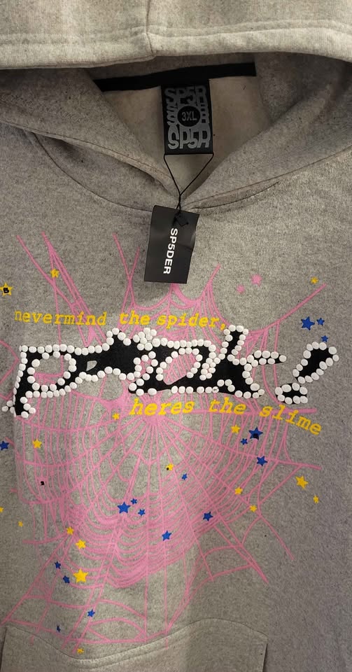 Men's Sp5der Pnk Hoodie — Size 3XL (New with Tags) - Image 5