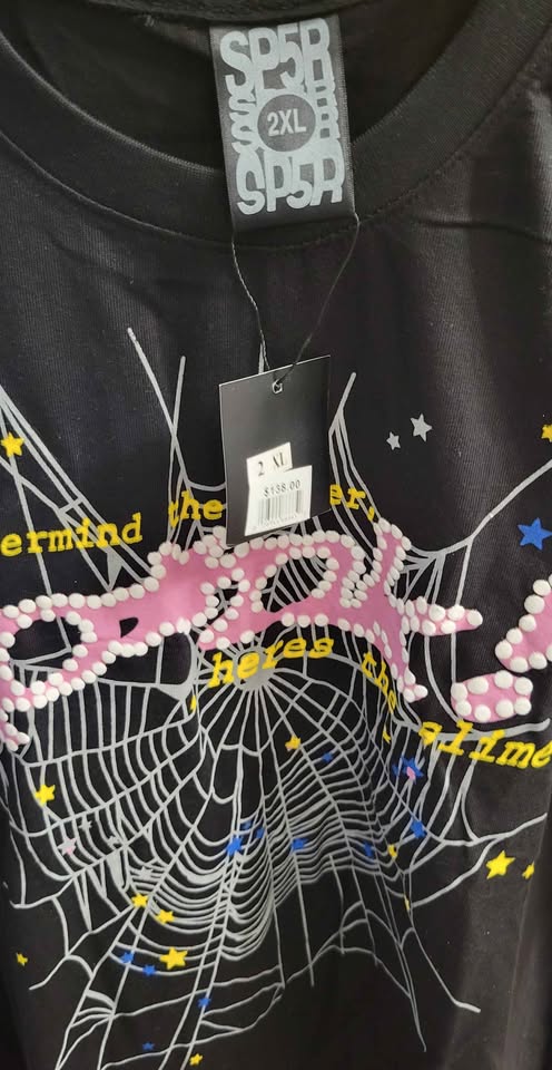 Men's Sp5der Pnk T-Shirt — Size XXL (New with Tags) - Image 3
